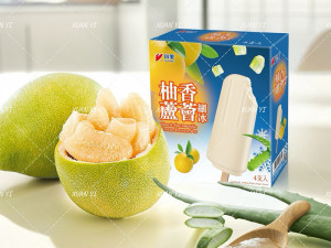 小美-柚香蘆薈細冰300g-團購