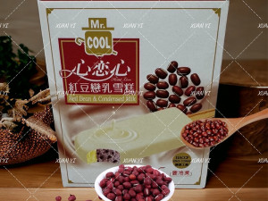 Mr.COOL-紅豆煉乳夾心雪糕350g-團購